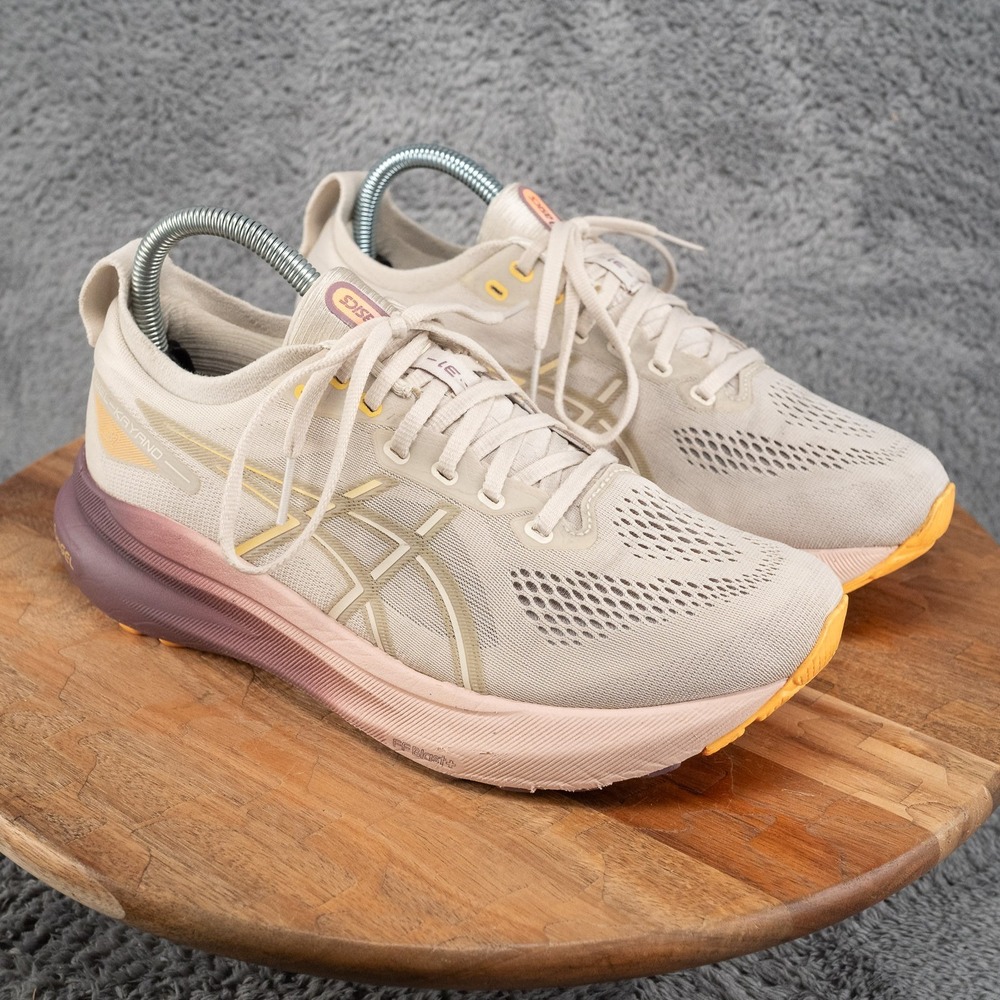 ASICS Gel-Kayano 31 Womens 8 Oatmeal Pearl Pink Running Shoes Athletic